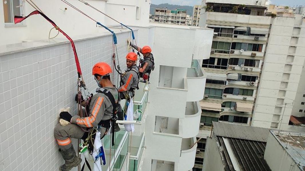 Pintura de Fachada de prédios edificios condominios rj rio de janeiro Whatsapp 2199935-8395