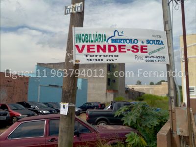 Terreno 930 m² Av. Itália. Cabreúva-SP.