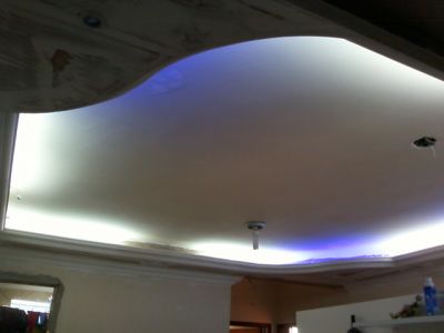 Gesso, decorar, divisoria dry wall, moldura