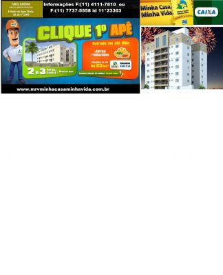 Aptos 02 dorms  Guarulhos   Minha Casa Minha Vida Prox.ao shopping 