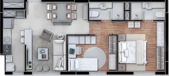 Life Park - Cond. Clube - Canoas - Ap. 2 e 3 dorm