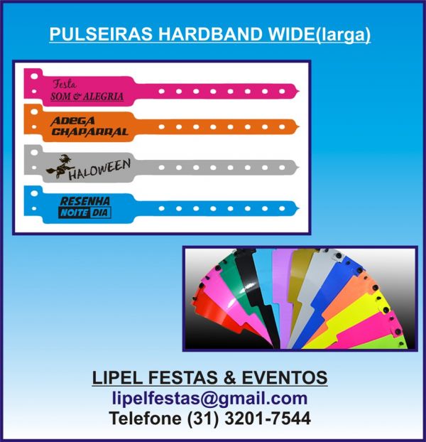 Pulseiras de identificação