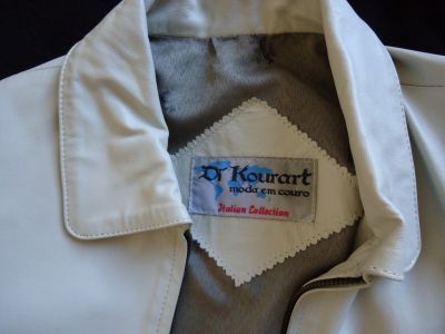 Casaco de Couro Legítimo - Tam. M