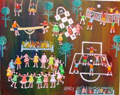 ARTE NAIF BRASILEIRA DE ARACY A VENDA COM AJUR SP 