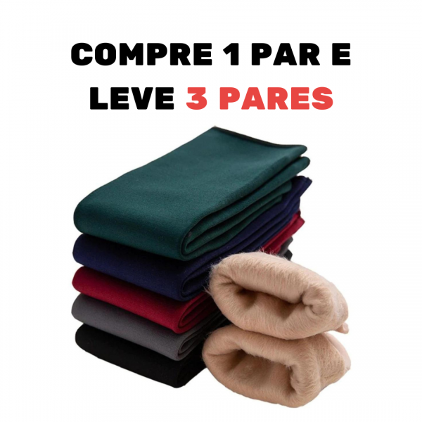 Meias Térmicas Peluciadas
