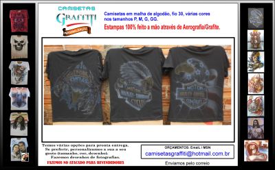 CAMISETAS GRAFITADAS