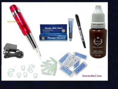 Dermógrafo Kit Maquiagem Definitiva KMA104RED Pronta Entrega 