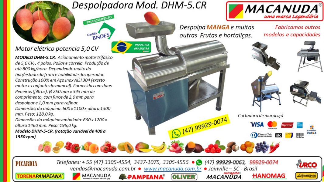 Maracujá do Triângulo Mineiro Máquinas Pra Polpa Macanuda
