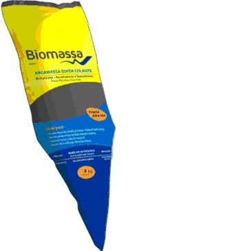 Argamassa Biomassa, para assentar blocos cerâmicos ou de concreto, rende 18X mais, economia de 40% n