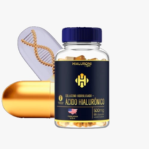 Ácido Hialurônico + Colágeno Hidrolisado (Hialuroni Caps)