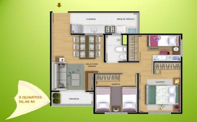 Lançamento a venda de Apartamentos na Boiuna.