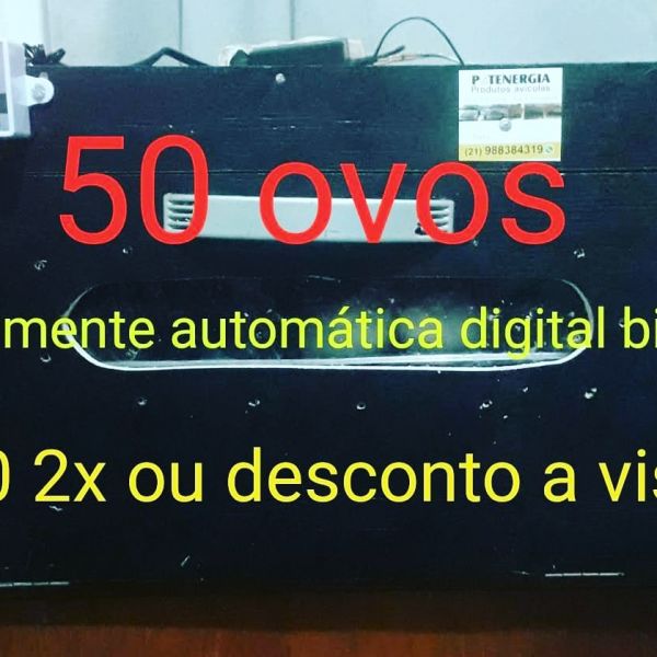 Chocadeira  50 ovos automática digital 