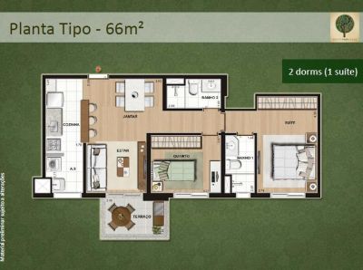 Apartamentos de 66,91 e 115m² em Santo André Bairro Jardim Jardim Park House