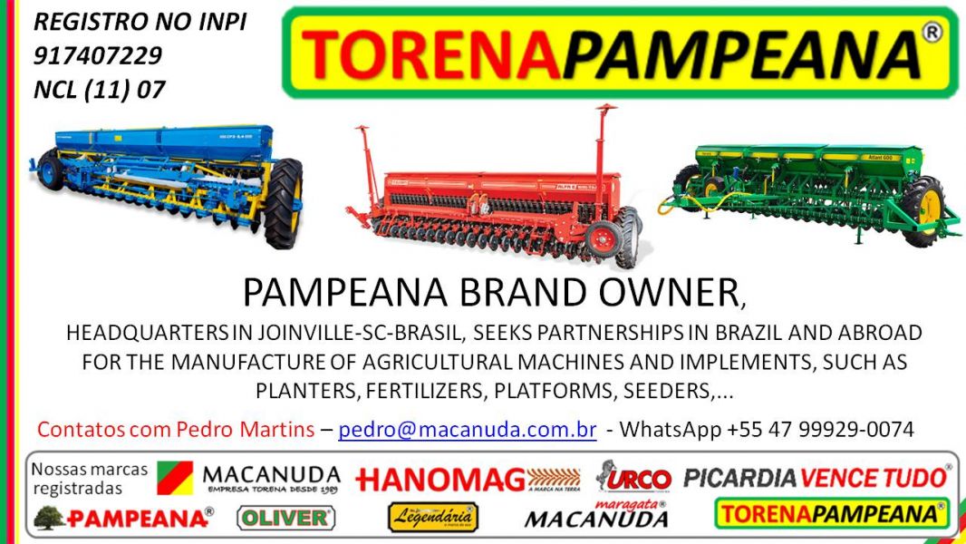 Semeadeiras Marca MACANUDA empresa TORENA busca parcerias