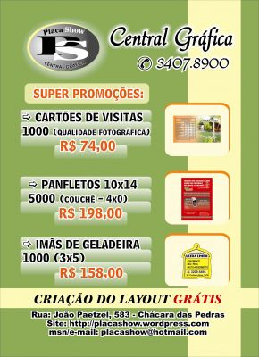 Central Gráfica - Placa Show