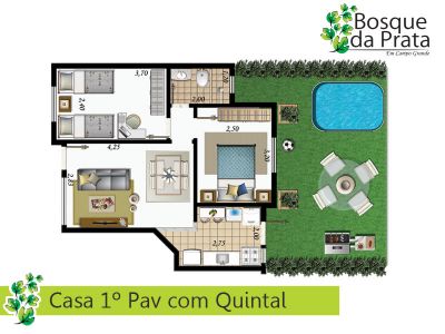 Casas c/ zero de entrada em Campo Grande
