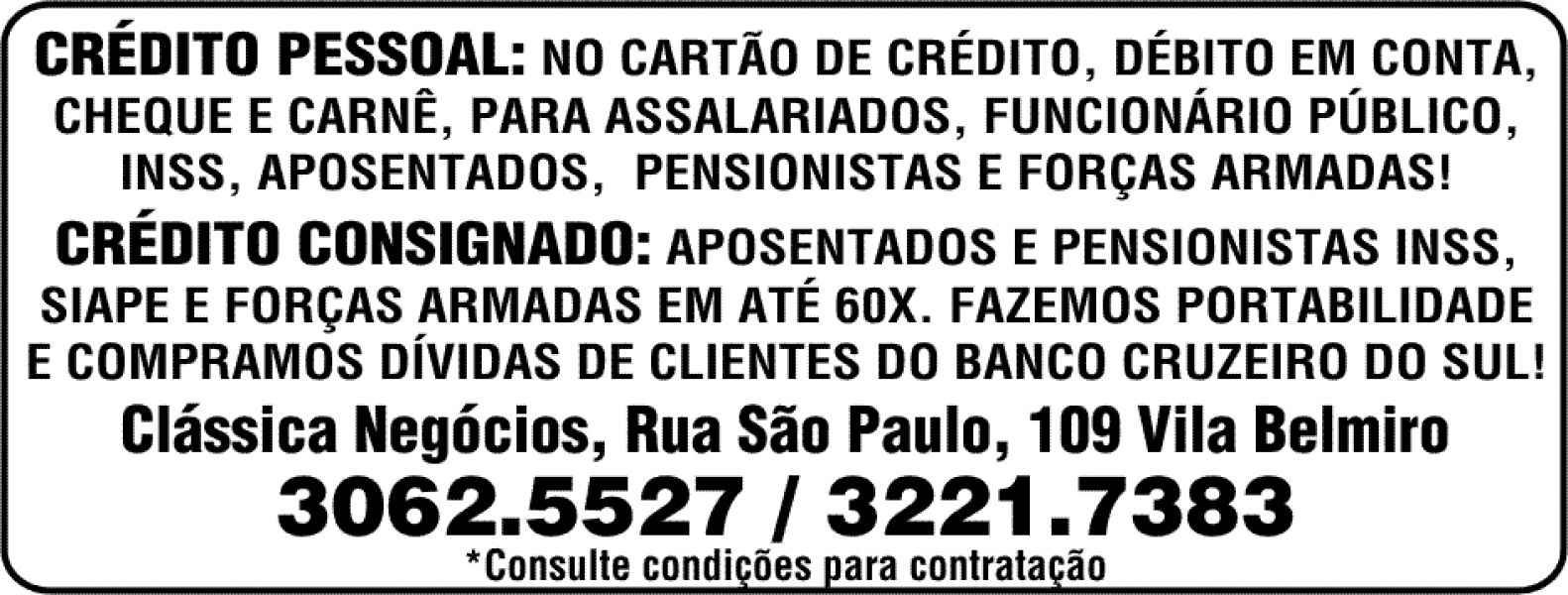 $ EMPRÉSTIMO $