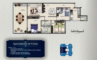 Diamond IV Apartamento 3 quartos Recreio dos Bandeirantes 