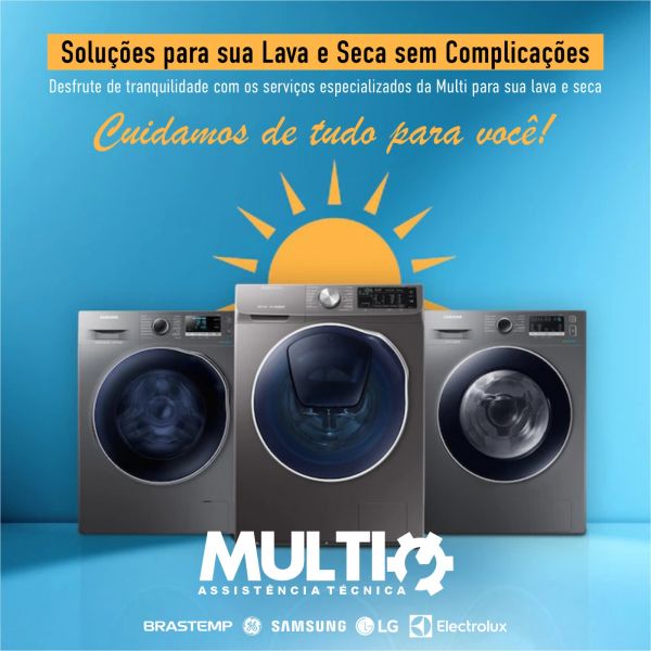 Multitec consertos para lava e seca