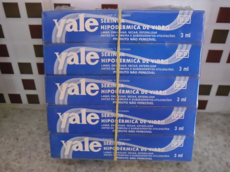 Seringas Hipodermicas De Vidro 3ml Pacote Com 10 Unidades