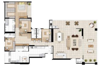 Apartamento a venda em Santos - entrega - ago/13 - Grupo Mendes - Ville de France - vista permanente