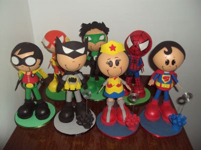 Bonecos e Bonecas em EVA 3D