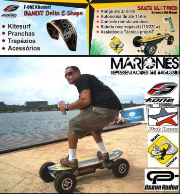 SKATE ELÉTRICO STREET E OFF ROAD