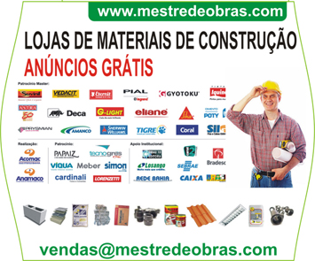 Fornecedores de Material de Construção Anúncio Grátis RJ