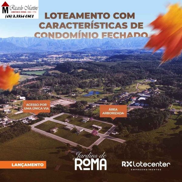 Jardins de Roma Nova Veneza Caravaggio terreno venda