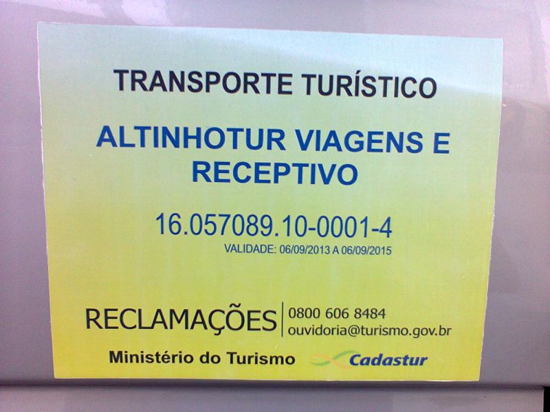 ALTINHOTUR Viagens e Receptivo (aluguel de van com motorista)