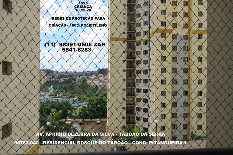 Redes de Proteção para Sacadas, Janelas, Varandas, etc. 11 94322-0606