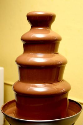 Fonte de chocolate para festas