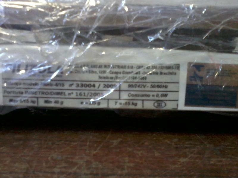 Balança Eletronica PLURIS Top Filizola 15