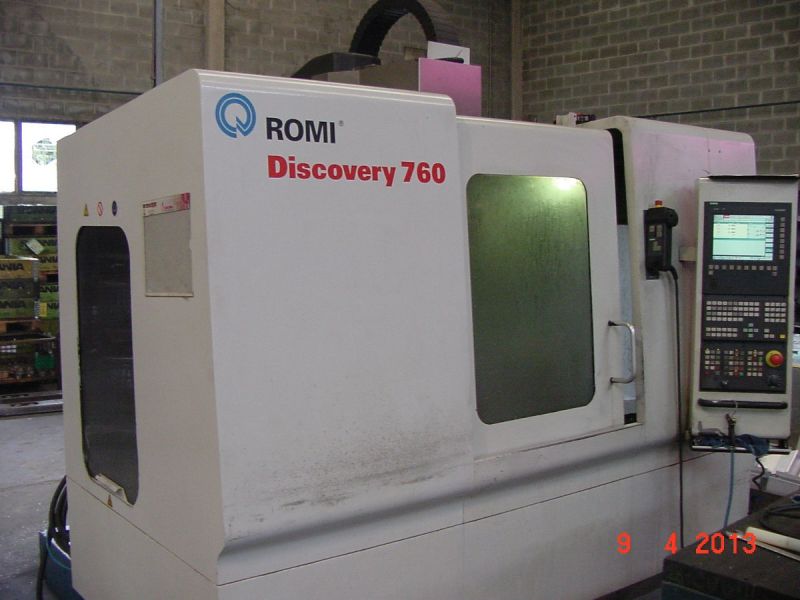 CENTRO USINAGEM ROMI DISCOVERY 760 ANO 2008 C/ GARANTIA