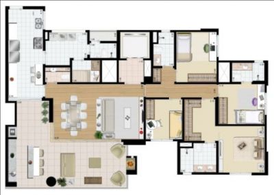 Vendo Apto no Praça das Aguas / 171m²