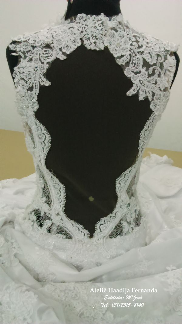 Vestido de noivas confecção sob medida alta costura 