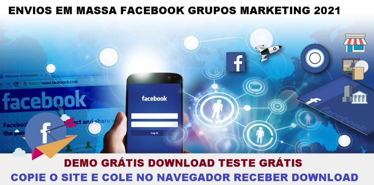 Software Envios Em Massa Facebook Grupos Automatizado