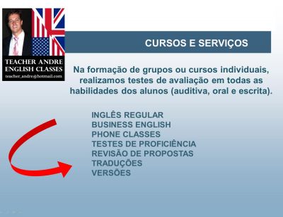 Aulas de Inglês! Curso dinâmico e eficiente com foco em conversação !