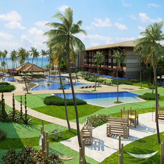La Fleur Polinésia - Residence & Resort em Porto de Galinhas