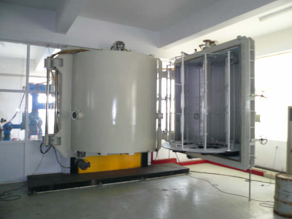 Sputter coater for car hubcap metalizing