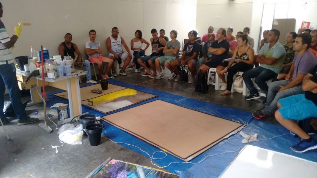Curso porcelanato líquido 3d com estágio em obra Rio de Janeiro   
