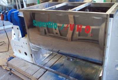 PÓS QUIMICOS USANDO RIBBON BLENDER AÇO INOX