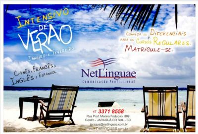 NetLinguae: Inglês, Alemão, Espanhol, Francês, Italiano presencial ou por e-Learning