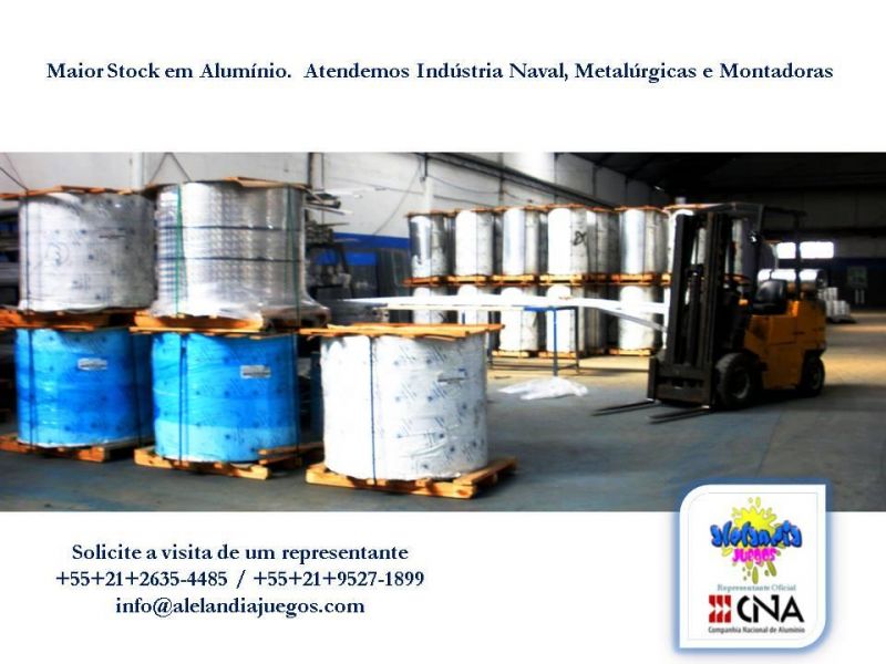 Fábrica de telhas GALVALUME Alelandia - No RJ