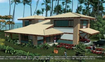 Casa a venda em Salvador, Condomínio de frente para o mar.