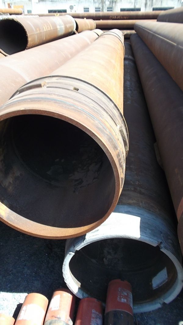 18 ton de tubos de aço de 30 x 1,5 pol