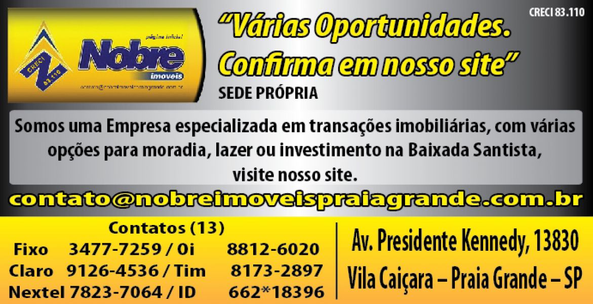 Imoveis na Praia Grande – SP e região – Nobre Imoveis