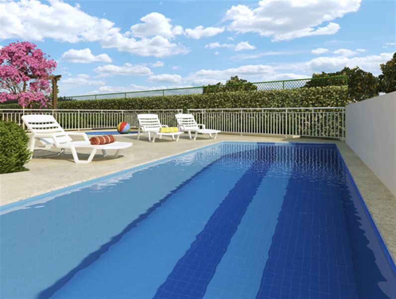 Apartamento 2 Dormitórios 1 vaga 42 m² Novo Pronto