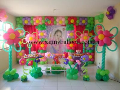 Decoração com baloes (bolas)