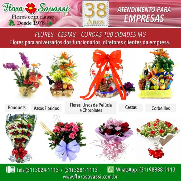 Flores em Contagem (31)3024-1113 cestas de café da manhã Contagem, rosas em Contagem MG